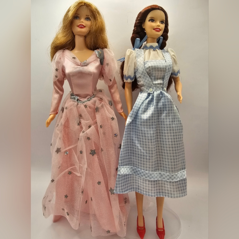 Wizard of OZ Glinda and Dorothy Barbie Dolls